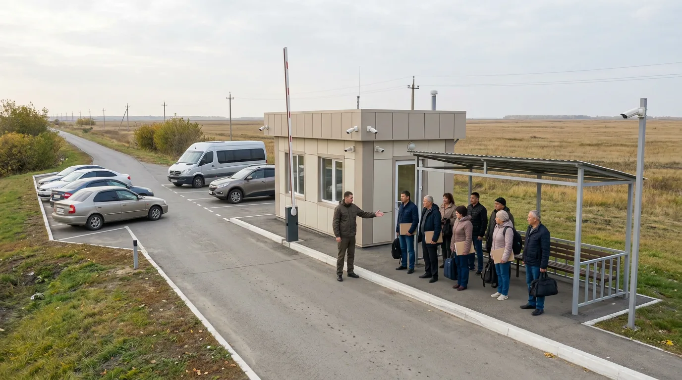Участок границы Тюменской области и Казахстана, где планируется пункт контроля мигрантов