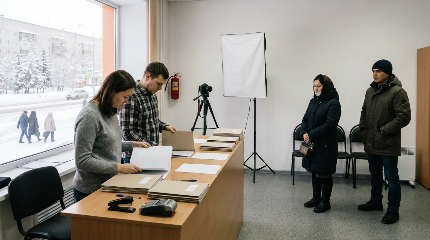 «МВД Юграда чет өлкөлүктөр үчүн жалган келишимдердин схемасы тууралуу билдирди» материалы үчүн сүрөт